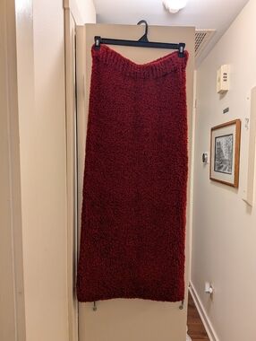 Scandal Italy Altair Teddy Skirt in Red Large